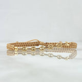 Pulsera Caqui Retazo GC 1gr / Liso Oro Amarillo 18K ©