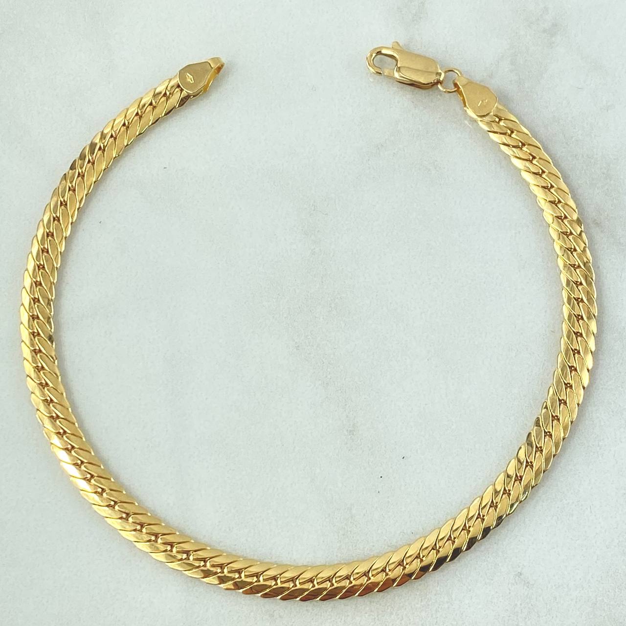 Pulso Serpiente 5.9gr / 21.5cm / 4.7mm Oro Amarillo +3 18K *