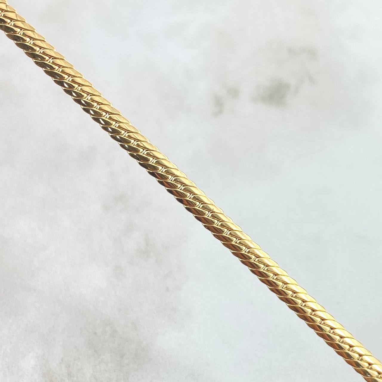 Pulso Serpiente 3.05gr / 18cm / +3 Oro 18K