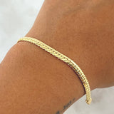 Pulso Serpiente 3.05gr / 18cm / +3 Oro 18K