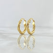 Candongas Carly 1.65gr / 1.7cm / Punteadas Oro Amarillo 18K