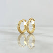 Candongas Carly 1.4gr / 1.5cm / Punteadas Oro Amarillo 18K