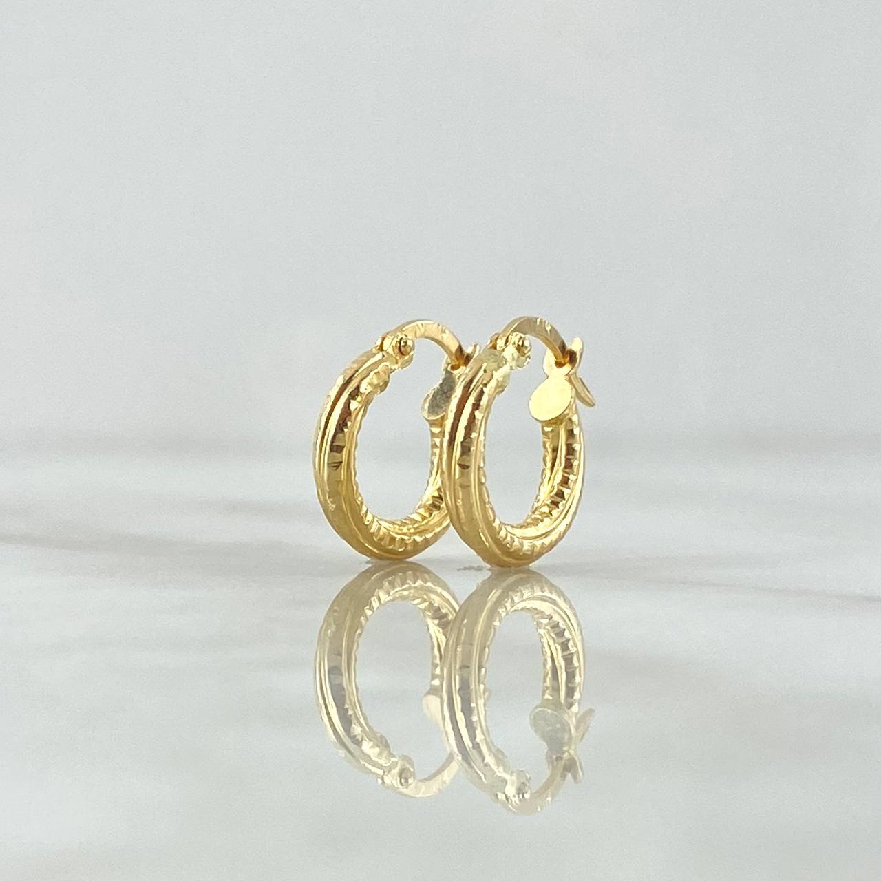 Candongas Carly 1.25gr / 1.5cm / Oro 18K *