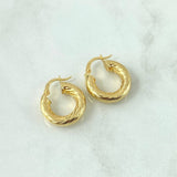 Candongas Rudi 3.35gr / 2.1cm / Oro Amarillo 18K *