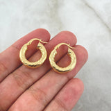 Candongas Rudi 3.35gr / 2.1cm / Oro Amarillo 18K *