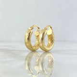 Candongas Rudi 3.35gr / 2.1cm / Oro Amarillo 18K *