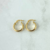 Candongas Nati 1gr / 1.4cm / Oro Amarillo 18K *