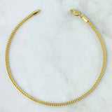 Pulso Franco 5.1gr / 21.5cm / 3mm Oro Amarillo +4 18K