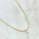 Cadena Escalera 4.7gr / 60cm / 1.8mm Oro Amarillo +3 18K *