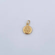 Dije Letra V 0.4gr / 1.5cm / Medalla Oro Amarillo 18K &