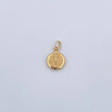 Dije Letra V 0.4gr / 1.5cm / Medalla Oro Amarillo 18K &