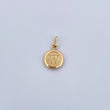 Dije Letra W 0.45gr / 1.5cm / Medalla Oro Amarillo 18K &
