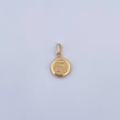 Dije Letra F 0.5gr / 1.5cm / Medalla Oro Amarillo 18K &
