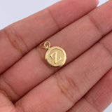 Dije Letra Z 0.45gr / 1.5cm / Medalla Oro Amarillo 18K &