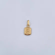 Dije Letra B 0.35gr / 1.5cm / Liso Oro Amarillo 18K &