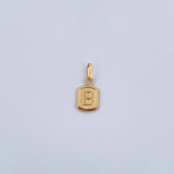 Dije Letra B 0.35gr / 1.5cm / Liso Oro Amarillo 18K &
