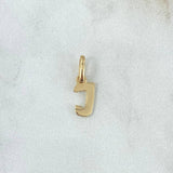 Dije Letra J Cursiva 0.4gr / 1.6cm / Oro Amarillo 18K ©