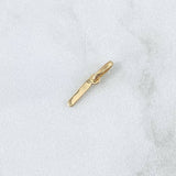 Dije Letra I Cursiva 0.3gr / 1.6cm / Lisa Oro Amarillo 18K