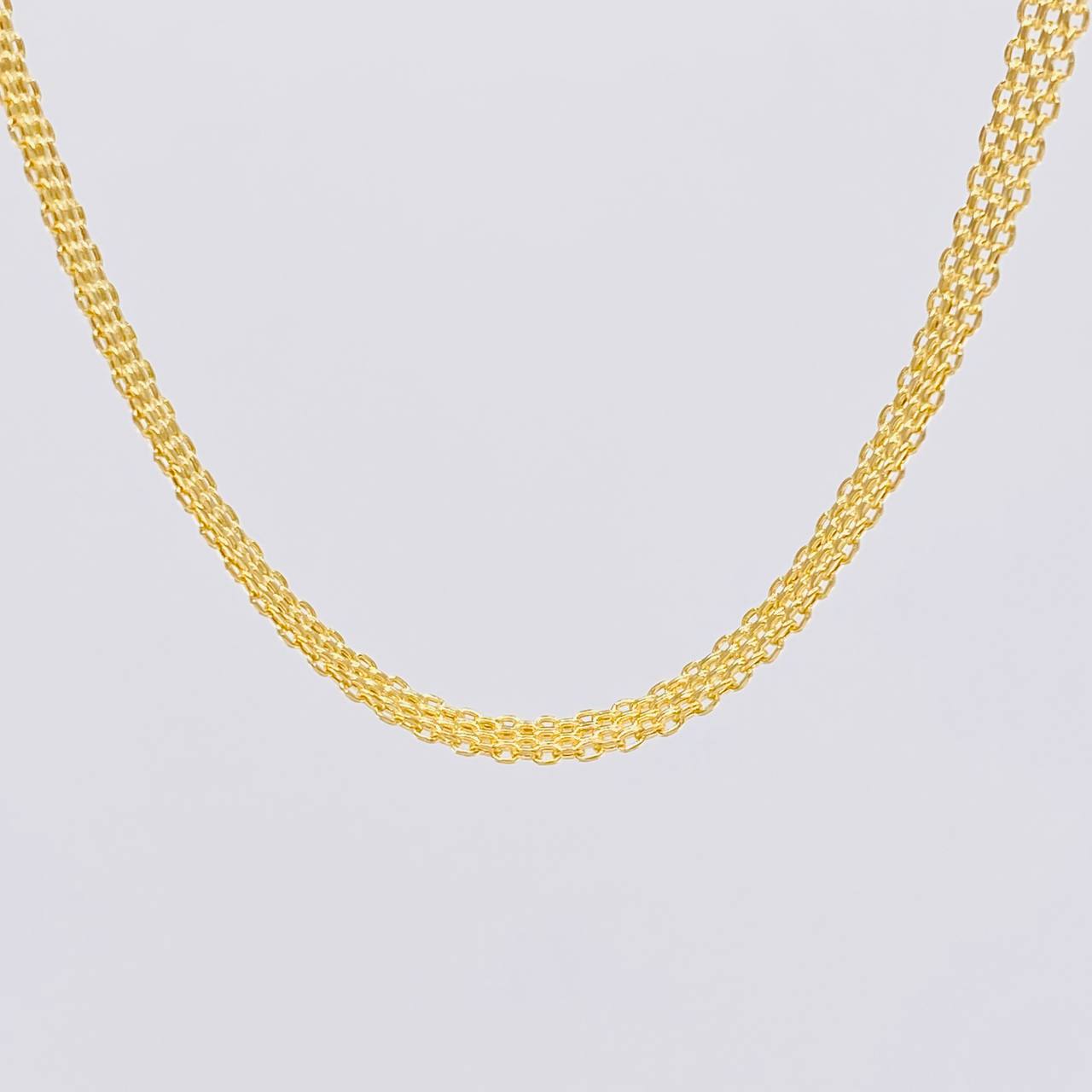 Cadena China 7.2g / 45cm / 5mm Oro Amarillo 18K