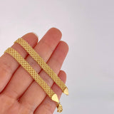 Cadena China 17.65g / 45cm / 7.15mm Oro Amarillo 18K
