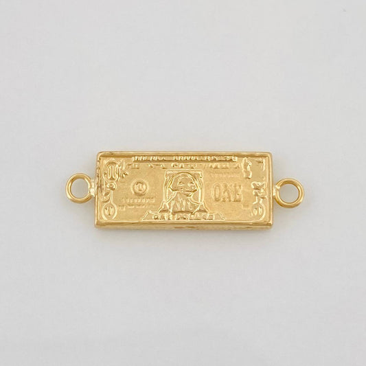 Herraje One Dólar 0.65g / 2.2cm Oro Amarillo 18K