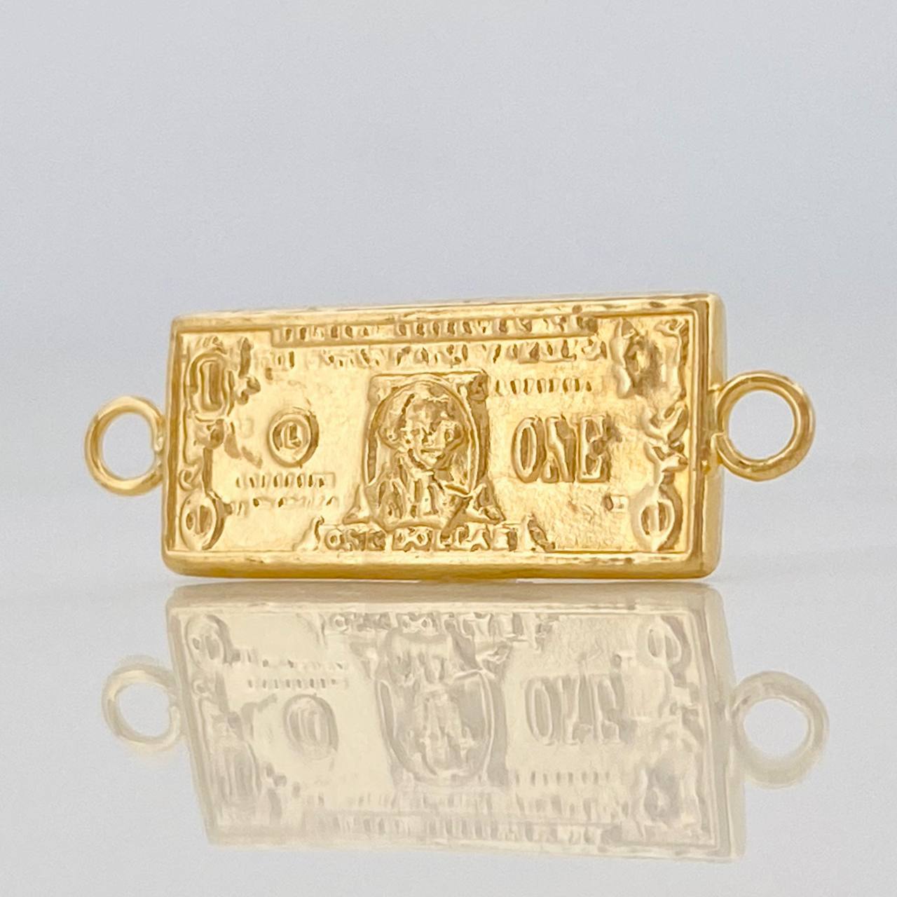 Herraje One Dólar 0.6g / 2.2cm Oro Amarillo 18K