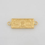 Herraje One Dólar 0.6g / 2.2cm Oro Amarillo 18K