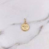 Dije Espiritu Santo 0.85gr / 2.1cm / Paloma Troquelado Oro Amarillo 18K &