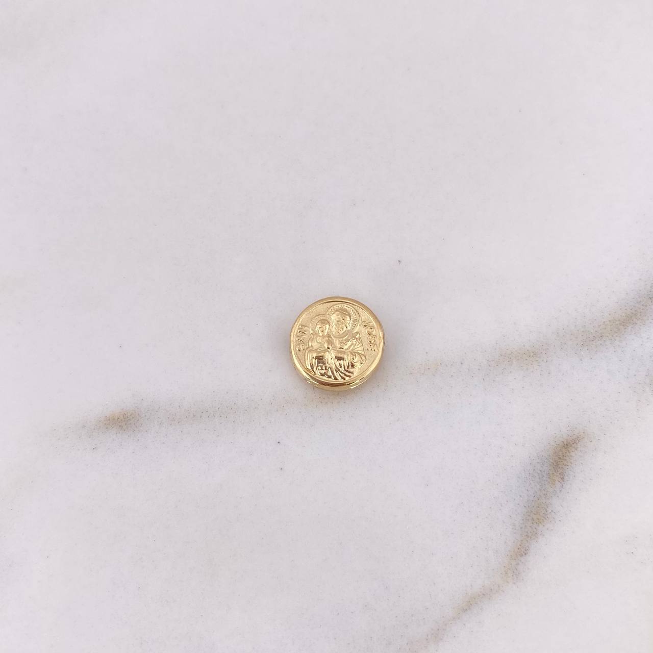 Herraje San Jose 0.5gr / 1cm / Troquelado Oro Amarillo 18K &