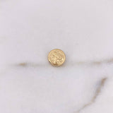 Herraje San Jose 0.5gr / 1cm / Troquelado Oro Amarillo 18K &