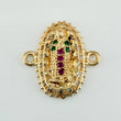 Herraje Virgen Guadalupe 1.4gr / 1.5cm / Oro Amarillo 18K