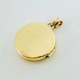 Dije Relicario Circular 5.45gr / 2.8cm / Oro Amarillo +4 18K ©
