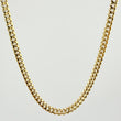 Cadena Cubana 9.75gr / 60cm / 4.6mm Oro Amarillo 14K Italy ©