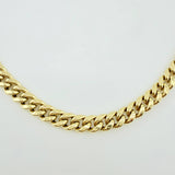 Cadena Cubana 12.35gr / 75cm / 4.6mm Oro Amarillo 14K Italy ©