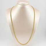 Cadena Cubana 12.35gr / 75cm / 4.6mm Oro Amarillo 14K Italy ©