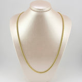 Cadena Cubana 9.75gr / 60cm / 4.6mm Oro Amarillo 14K Italy ©