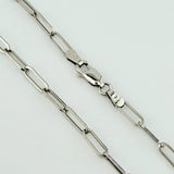 Cadena Cajón 4.9gr / 50cm / 3.3mm Oro Blanco +3 18K ©