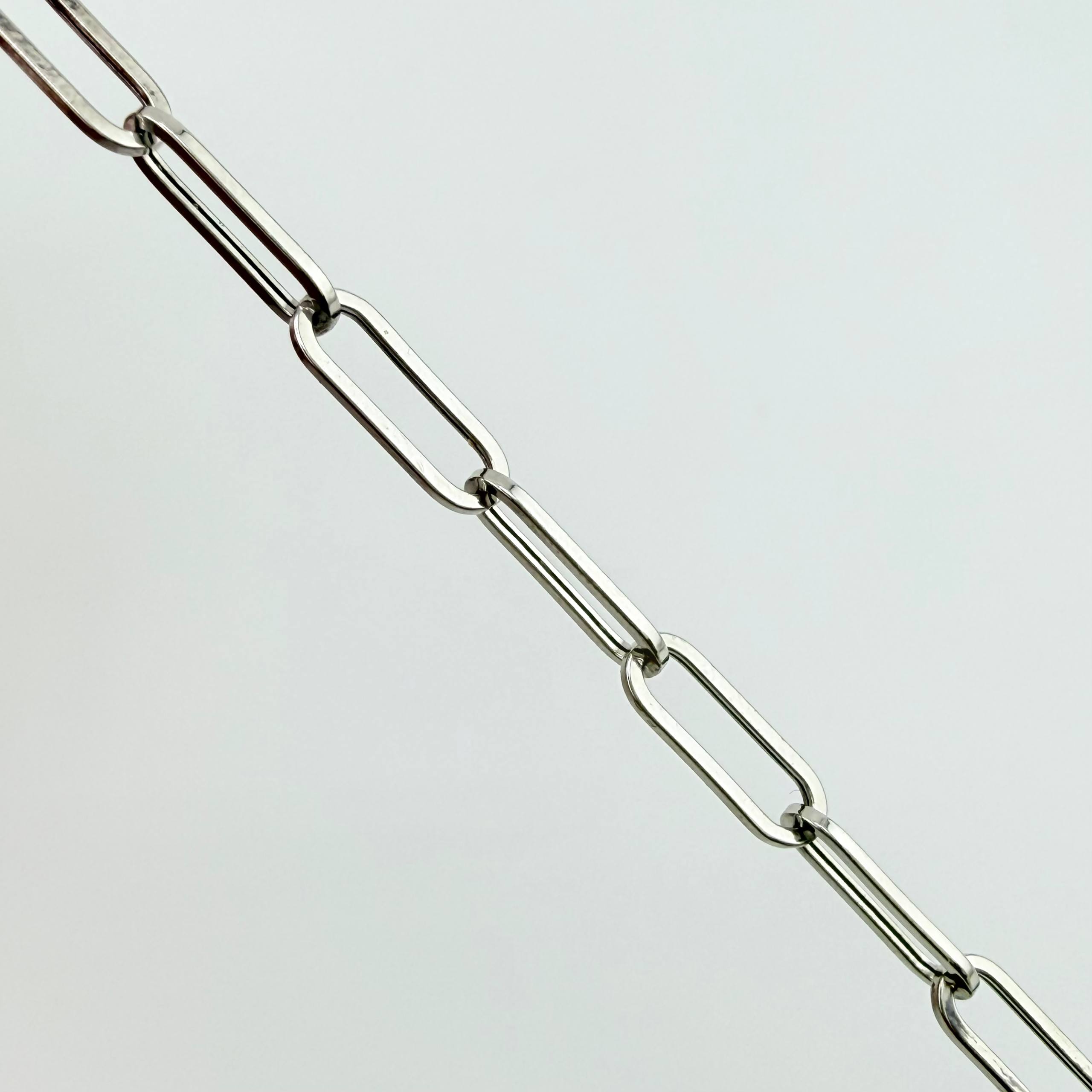 Cadena Cajón 5.55gr / 60cm / 3.3mm Oro Blanco +3 18K ©