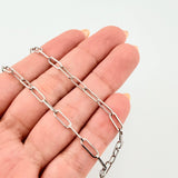 Cadena Cajón 5.55gr / 60cm / 3.3mm Oro Blanco +3 18K ©