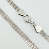 Cadena China 13.85gr / 60cm / 4.8mm Oro Blanco +1 18K ©