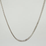 Cadena China 9.1gr / 60cm / 3.3mm Oro Blanco +1 18K ©