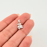 Dije Oso 1.15gr / 1.5cm / Oro Blanco +4 18K ©