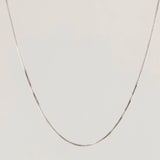 Cadena Veneciana 1.7gr / 40cm / 0.8mm Oro Blanco +3 18K ©