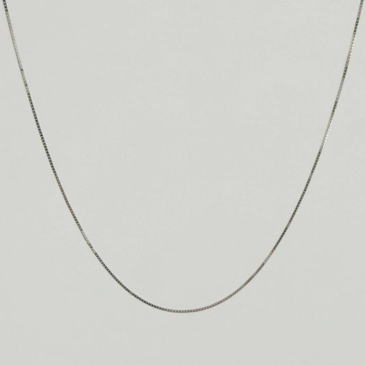 Cadena Veneciana 0.9gr / 40cm / 0.6mm Oro Blanco +3 18K ©