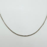 Cadena Roll On 1.35gr / 40cm / 1.3mm Oro Blanco +3 18K ©