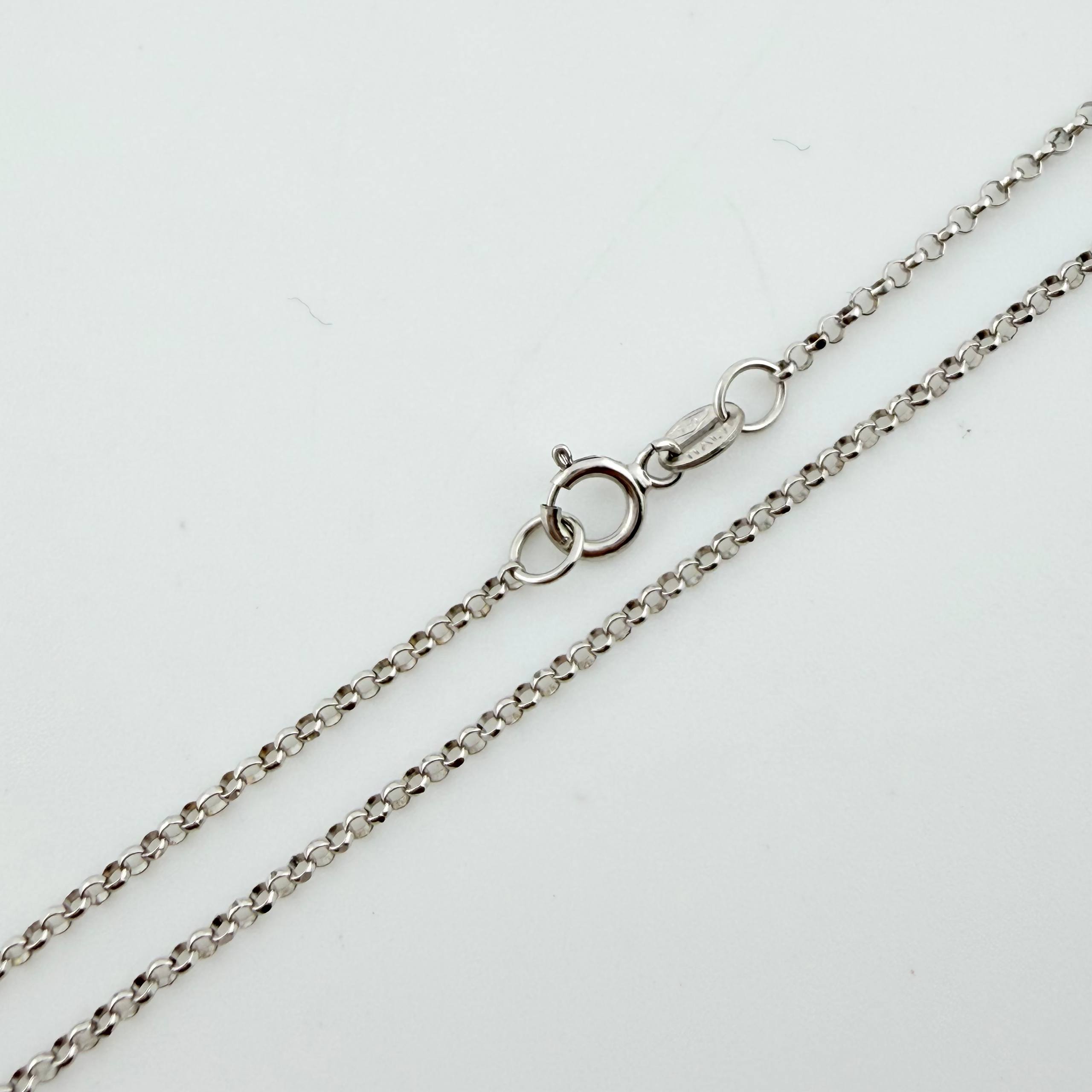 Cadena Roll On 1.35gr / 40cm / 1.3mm Oro Blanco +3 18K ©