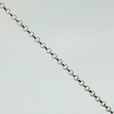 Cadena Roll On 1.35gr / 40cm / 1.3mm Oro Blanco +3 18K ©