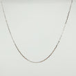 Cadena Cajón 1.1gr / 40cm / 1mm Oro Blanco +3 18K ©