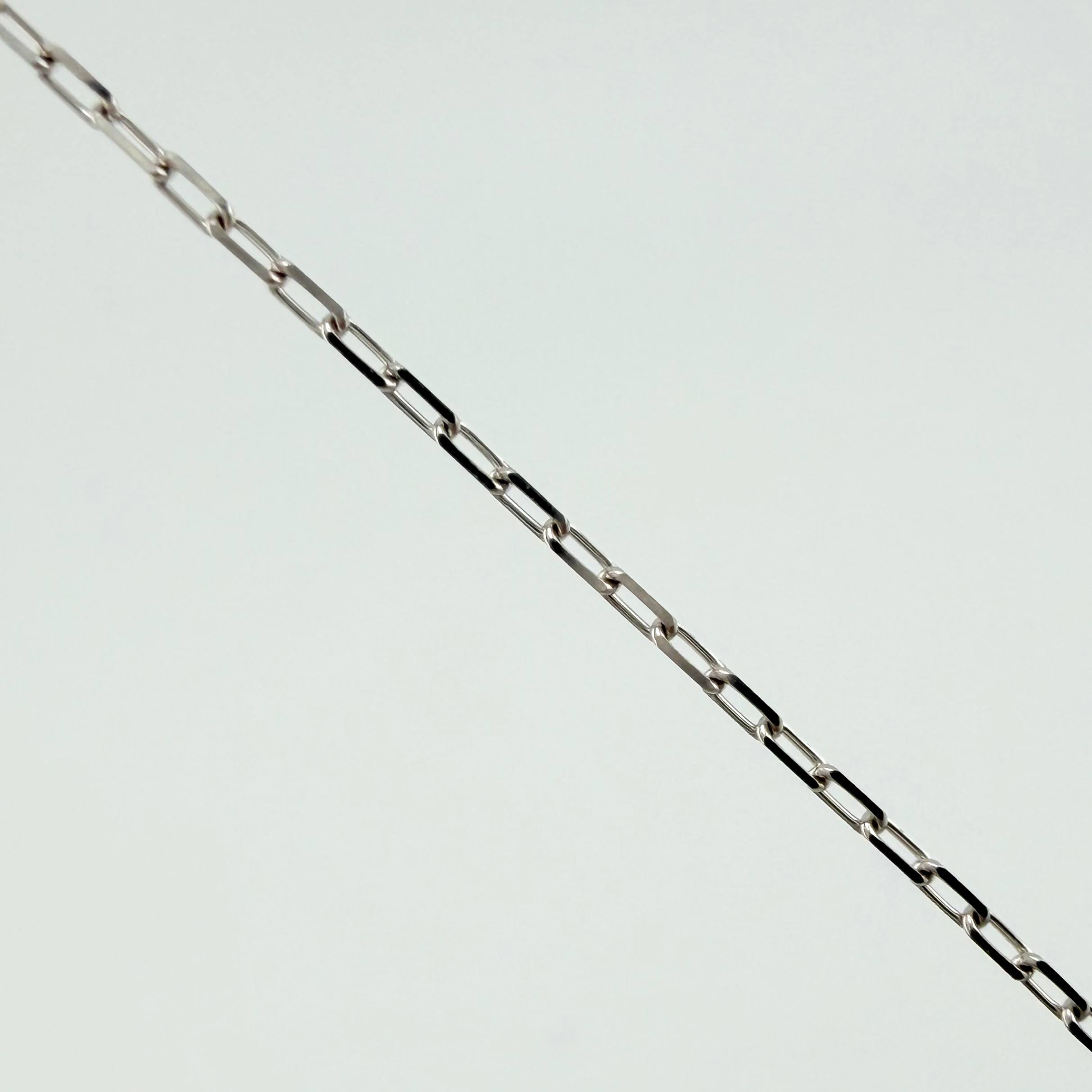 Cadena Cajón 1.1gr / 40cm / 1mm Oro Blanco +3 18K ©