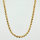 Cadena Militar Media Luna 34.9gr / 60cm / 5mm Oro Amarillo Nac.Esp. 18K ©